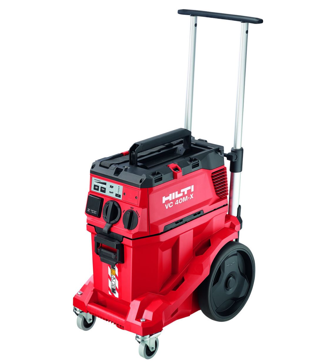 Industristøvsuger med holder < 1,5 kW < 60 liter